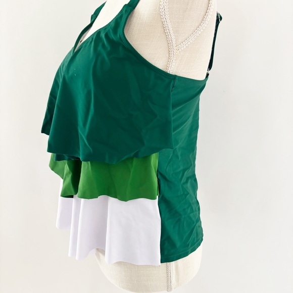 Swim top tankini Size L NWOT - Picture 2 of 8